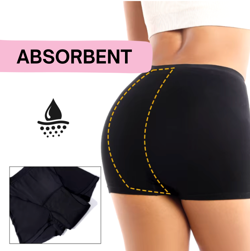 Leakproof menstrual boxers